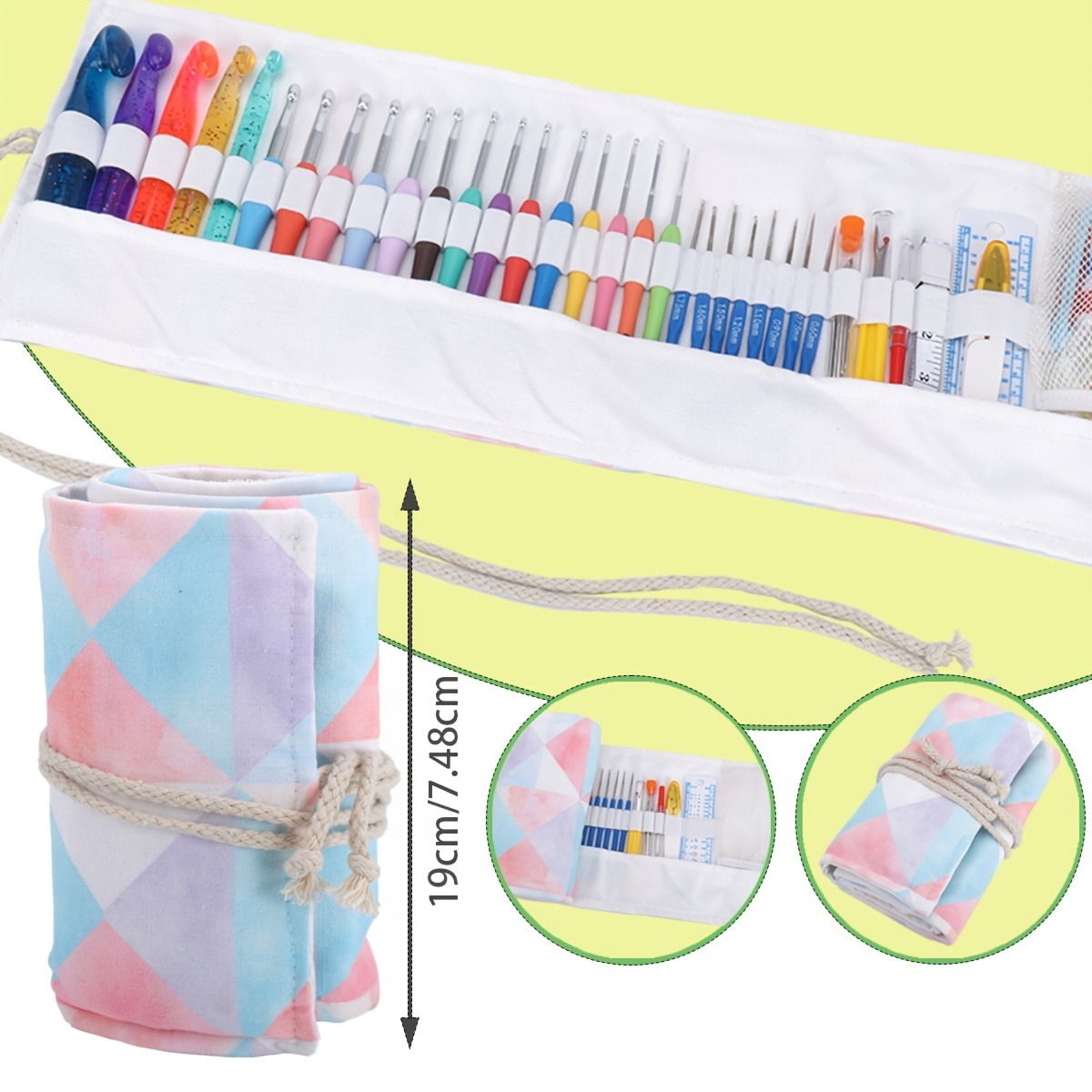 118pcs Crochet Hooks Sets, Erg - Crochet Hook Set บทวิจารณ์และราคา