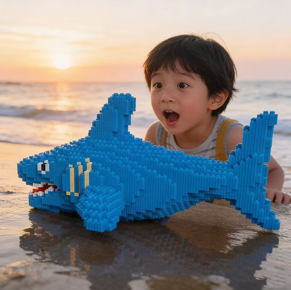 Shark Shaped Micro Particle Bu - Art Craft Bar บทวิจารณ์และราคา