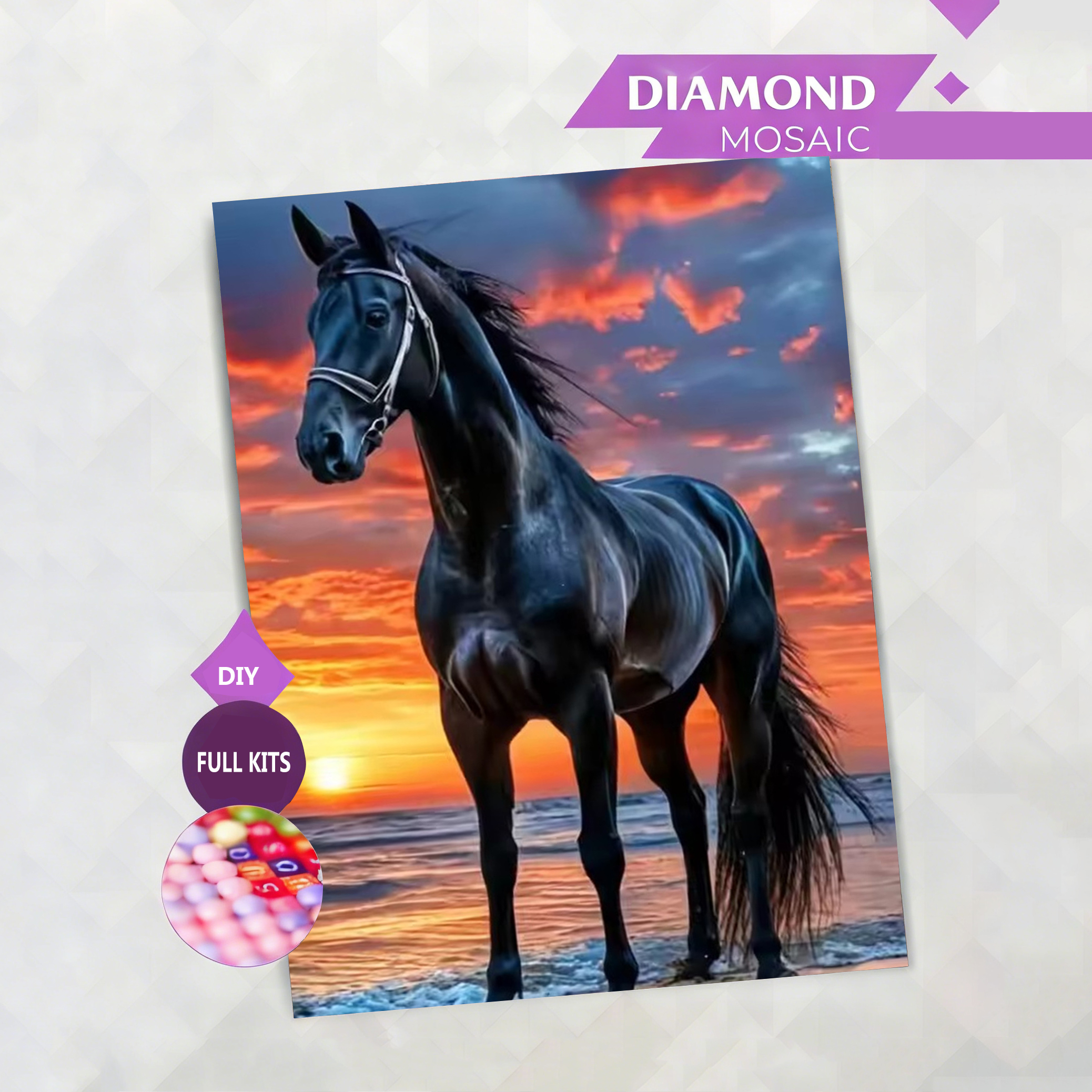 AZQSD Diamond Painting Kits Ho - Art Craft Horse บทวิจารณ์และราคา