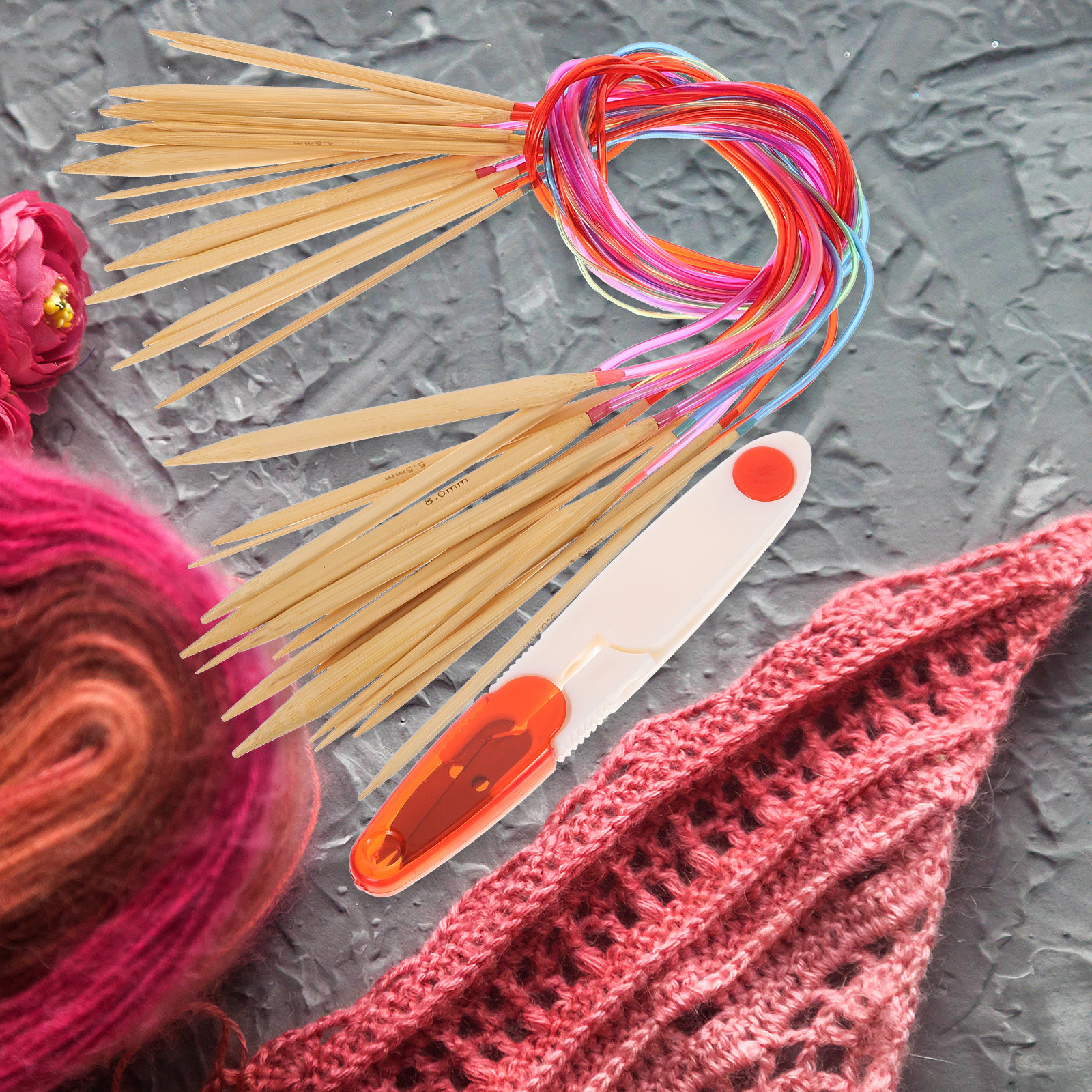 1Set Yarn Crochet Hooks Profes - Crochet Hook Set บทวิจารณ์และราคา