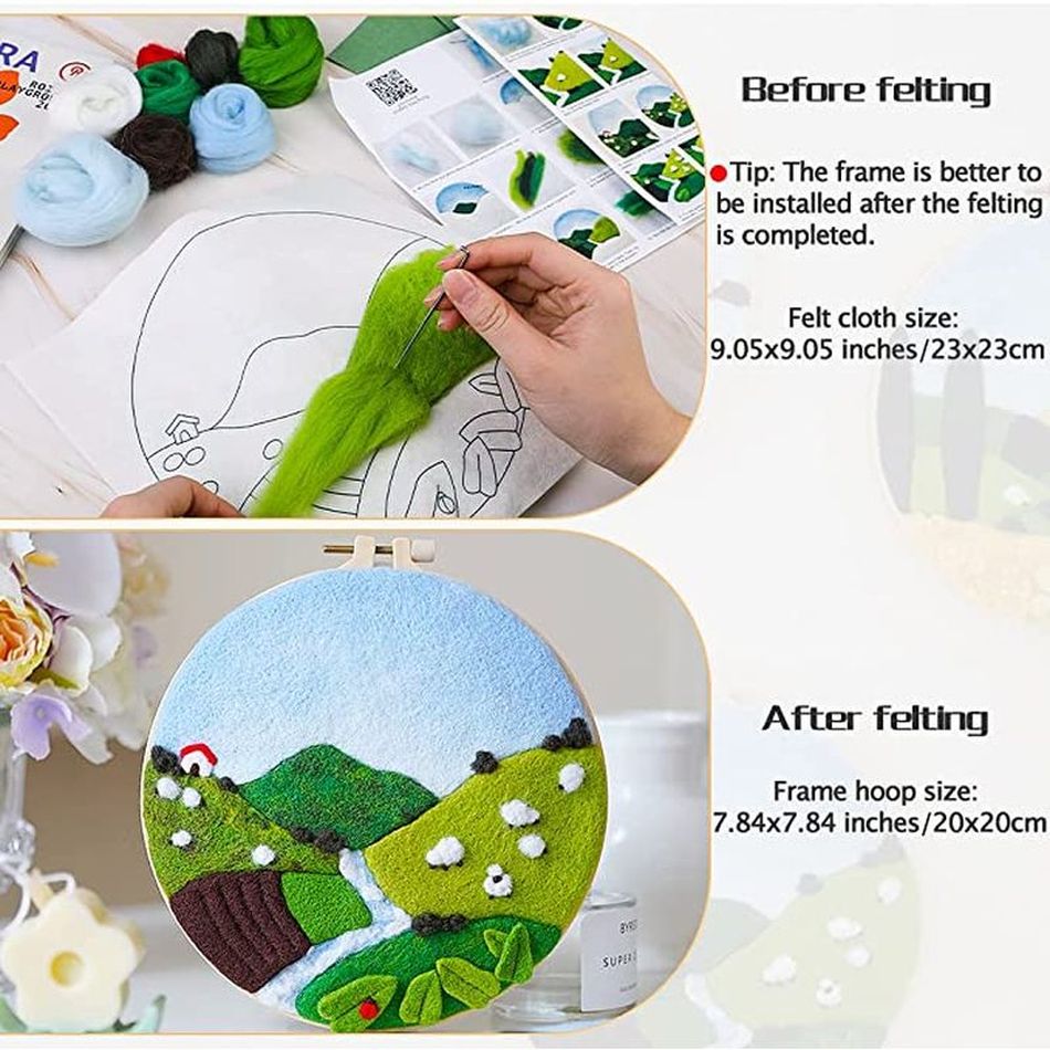 DIY Wool Embroidery Kit Creati - Art Craft Ideas For Kids บทวิจารณ์และราคา