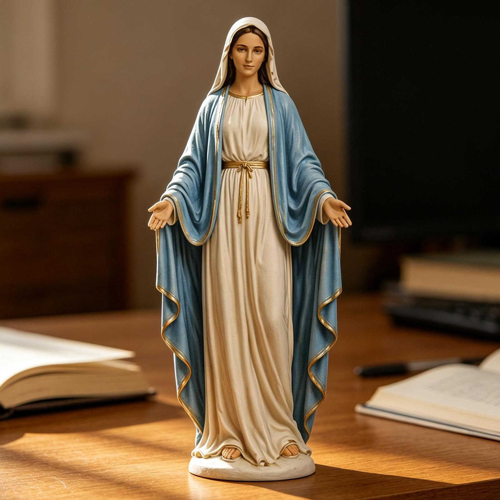 Virgin Mary Desktop Figurine O - Tv Art And Craft บทวิจารณ์และราคา