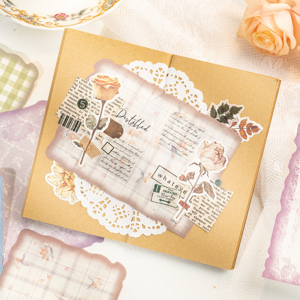 30sheets Vintage Scrapbook Pap - Art Craft Journals บทวิจารณ์และราคา