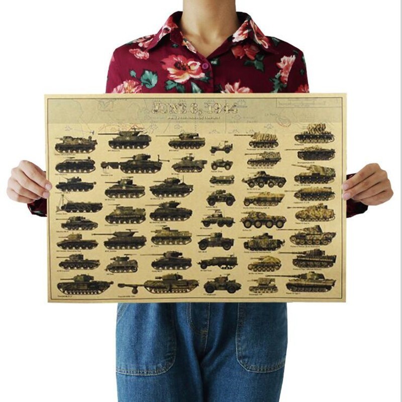 51x35cm Vintage World War II T - Art Craft Bar บทวิจารณ์และราคา