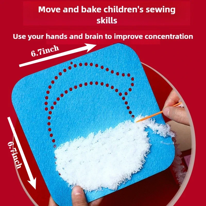 Preschool DIY Felt Art Set Edu - Art Craft Ideas For Kids บทวิจารณ์และราคา