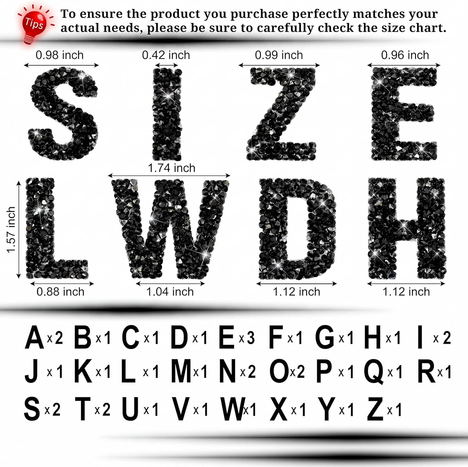 34Pcs Resin Rhinestone Alphabe - Art And Craft Letter Z บทวิจารณ์และราคา