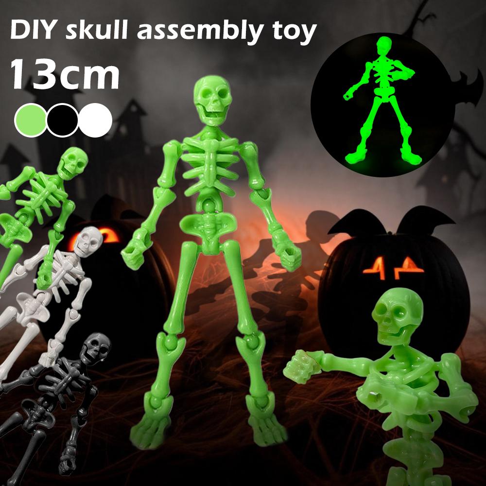 DIY Skeleton Figurines Plastic - Art Craft Activity บทวิจารณ์และราคา