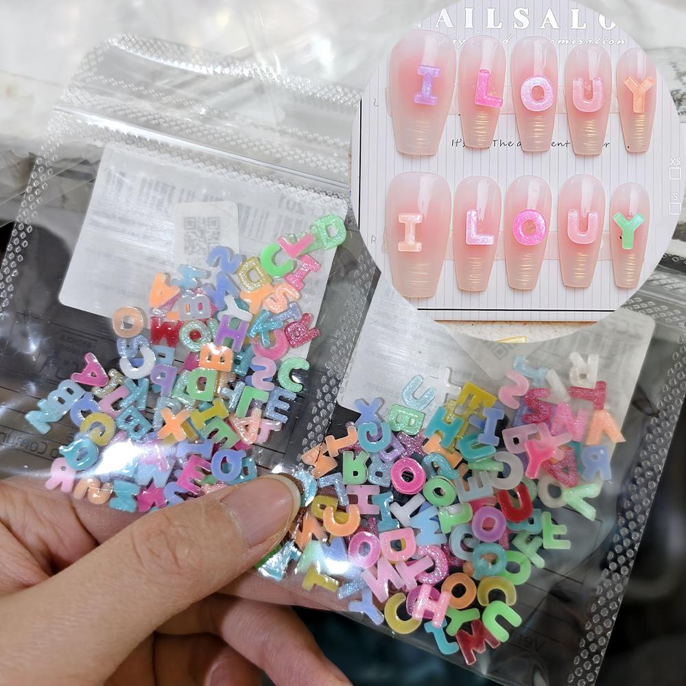 100/200Pcs 3D Candy Color Lett - Art And Craft Letter Z บทวิจารณ์และราคา