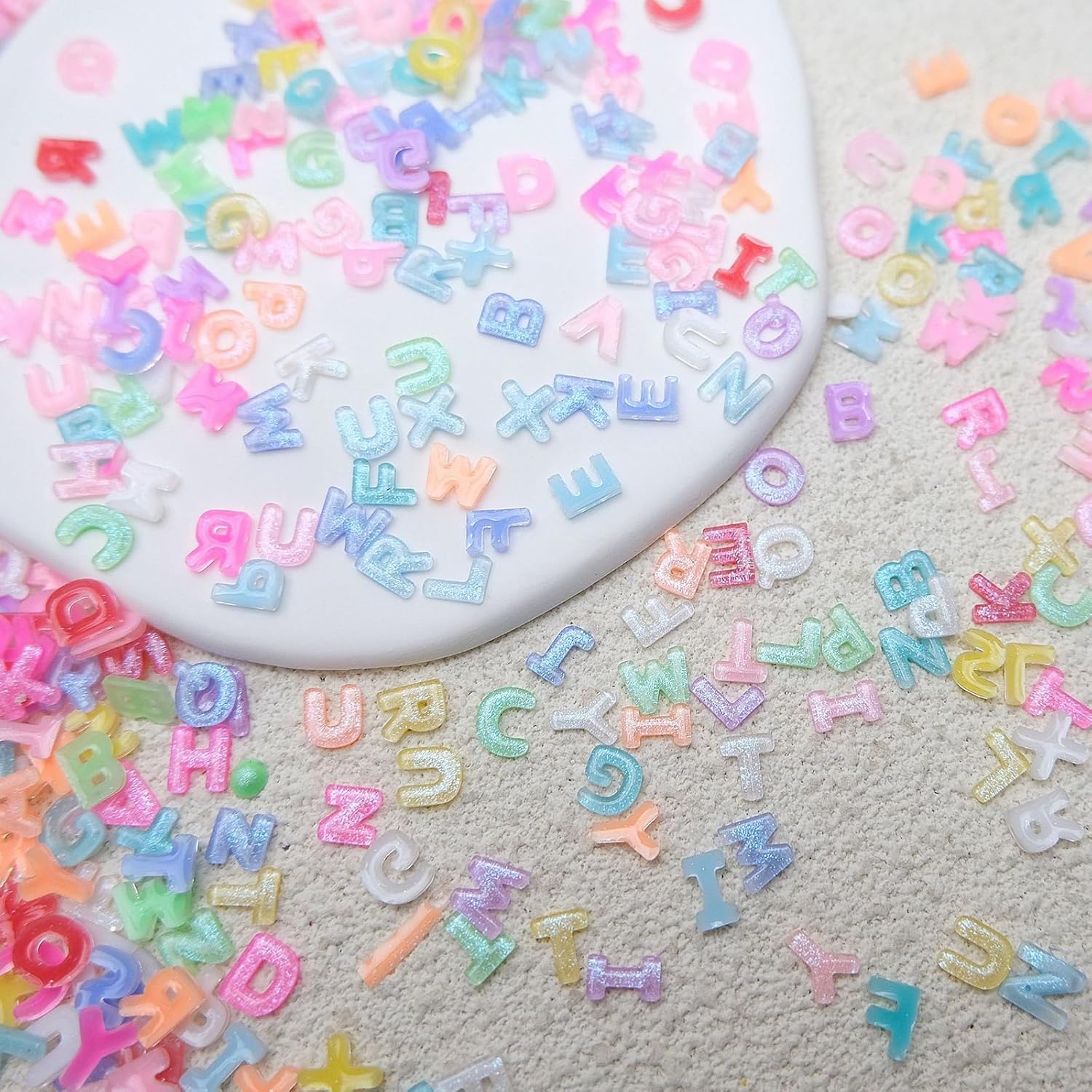 100/200Pcs 3D Candy Color Lett - Art And Craft Letter Z บทวิจารณ์และราคา