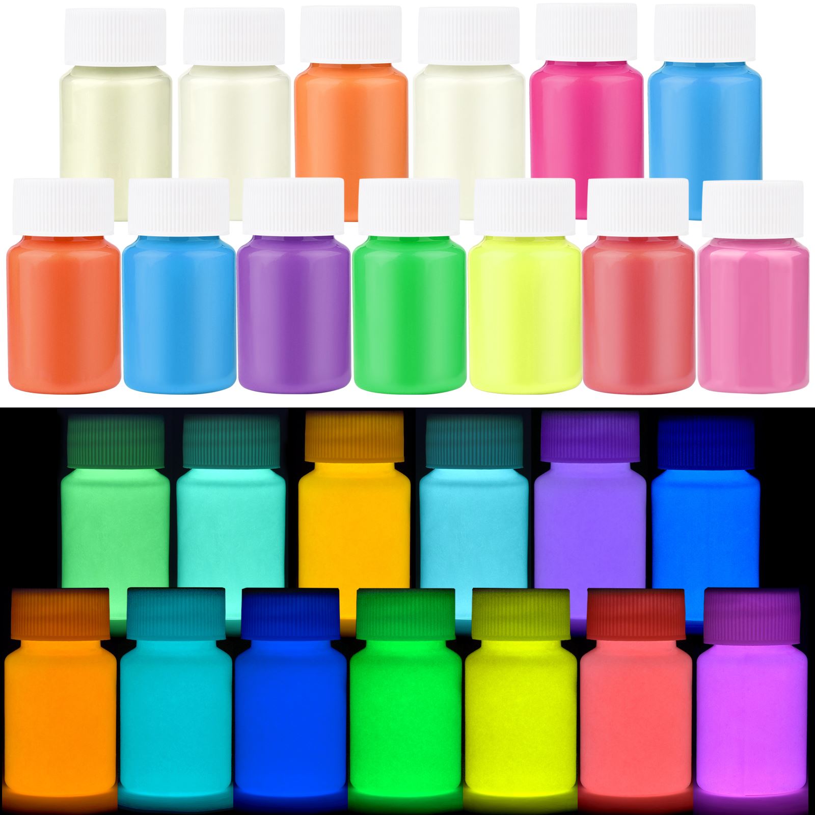 20g Bottle Fluorescent Pigment - Acrylic Pour Paint บทวิจารณ์และราคา