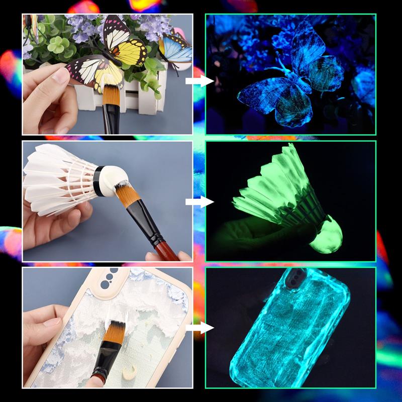 20g Bottle Fluorescent Pigment - Acrylic Pour Paint บทวิจารณ์และราคา
