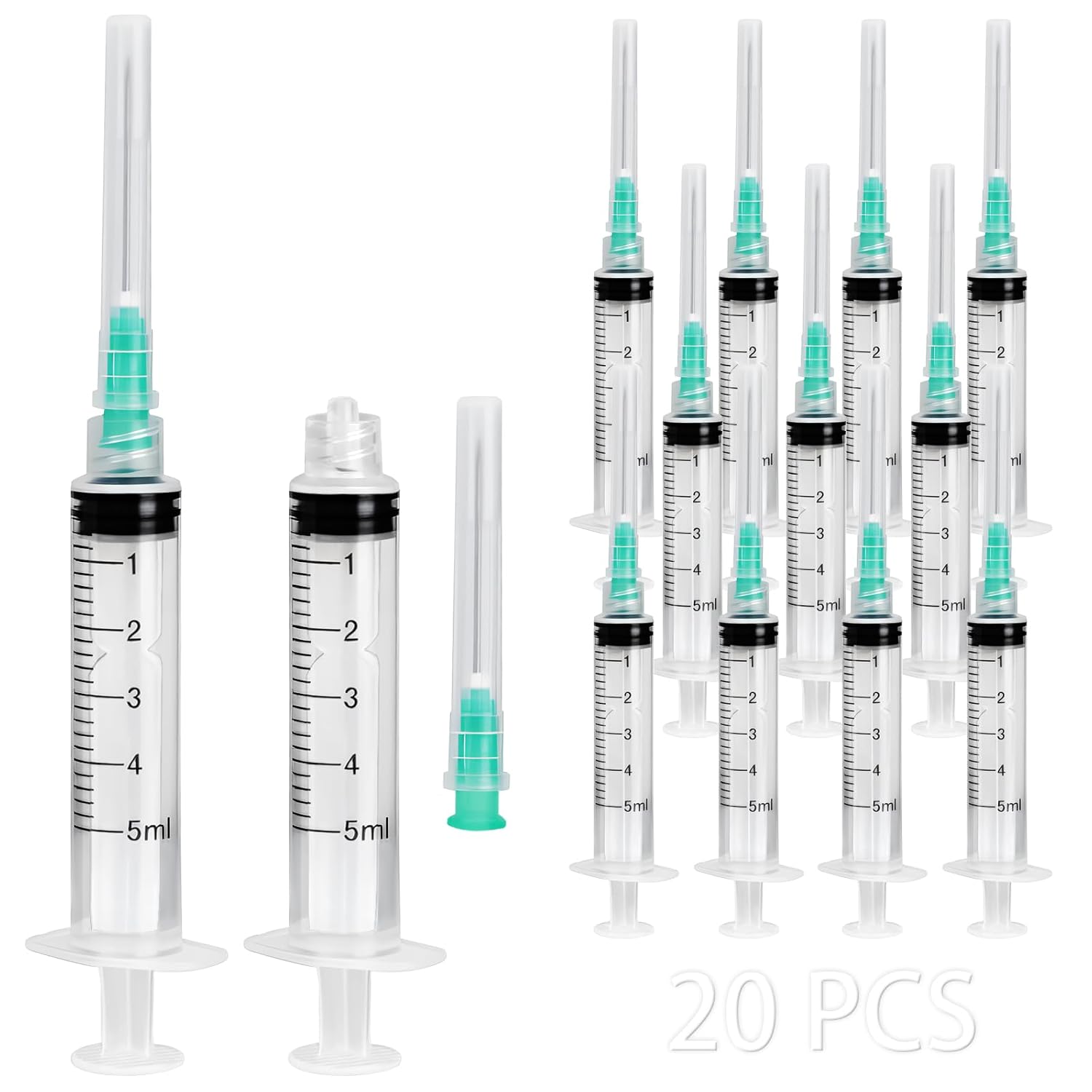 50 Pieces of 5ml Luer-Lock Syr - Art Y Craft บทวิจารณ์และราคา