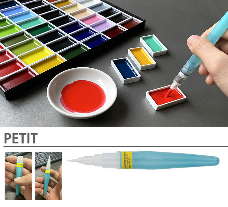 Japanese Kuretake fountain pen - Watercolor Brush Pen บทวิจารณ์และราคา