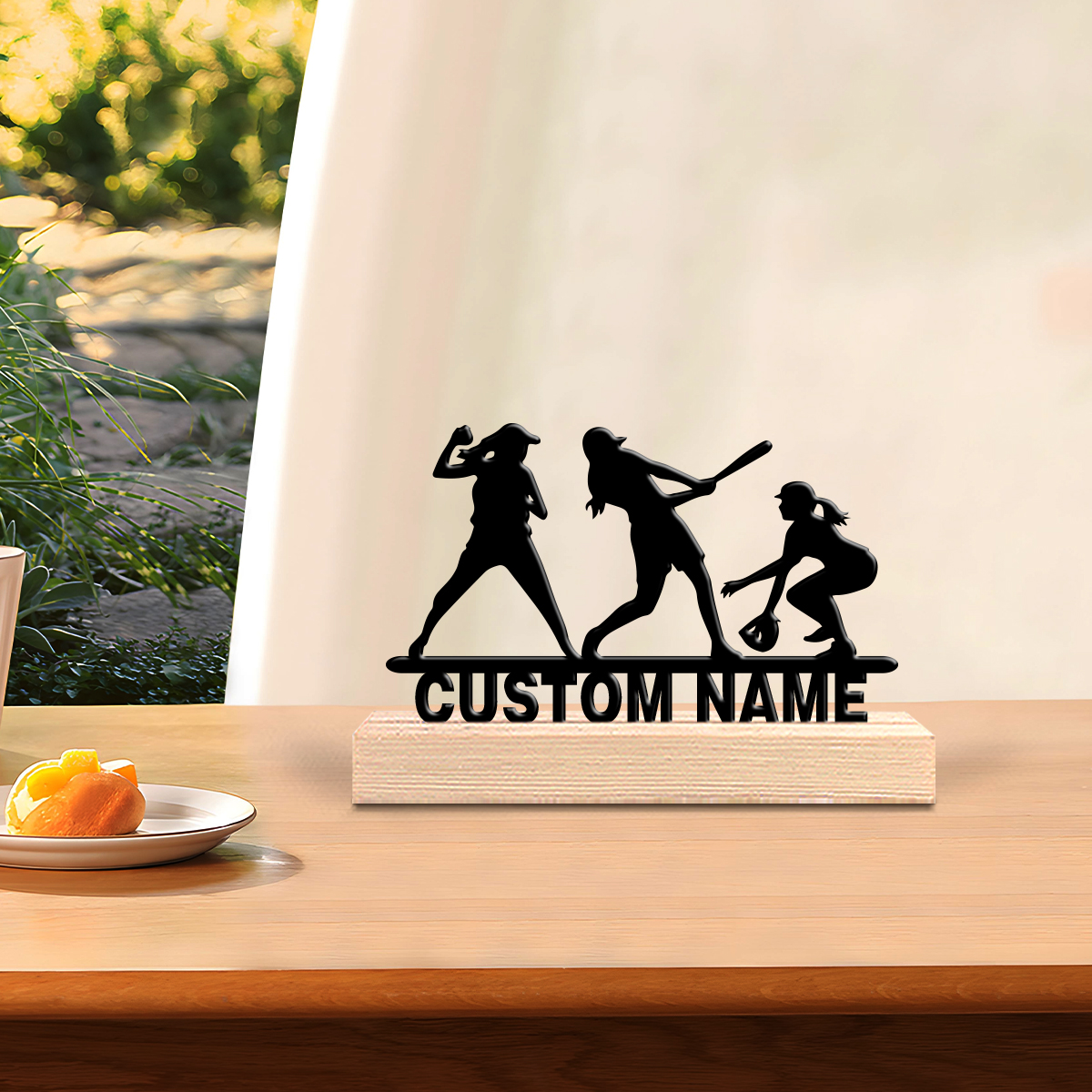 1pc Abstract baseball girl Cus - Art Y Craft บทวิจารณ์และราคา