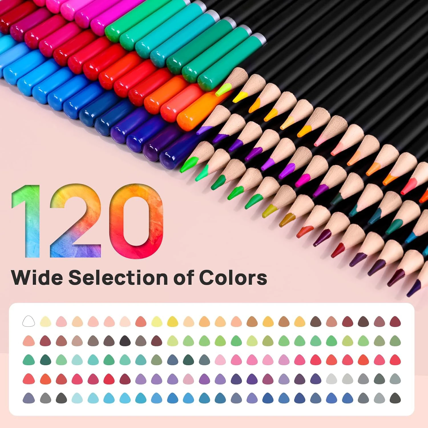 72/120 Colored Pencils Set wit - Colored Pencil Professional บทวิจารณ์และราคา