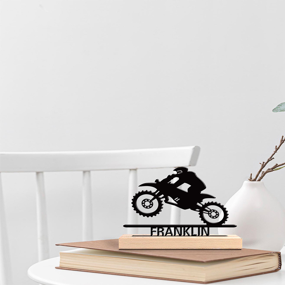 1pc Abstract Motorbike jumping - Art Y Craft บทวิจารณ์และราคา