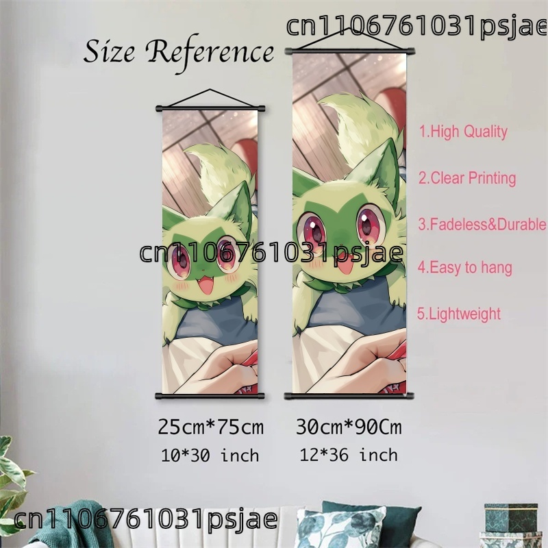 Sprigatito Scroll Art, Well -  - Tv Art And Craft บทวิจารณ์และราคา