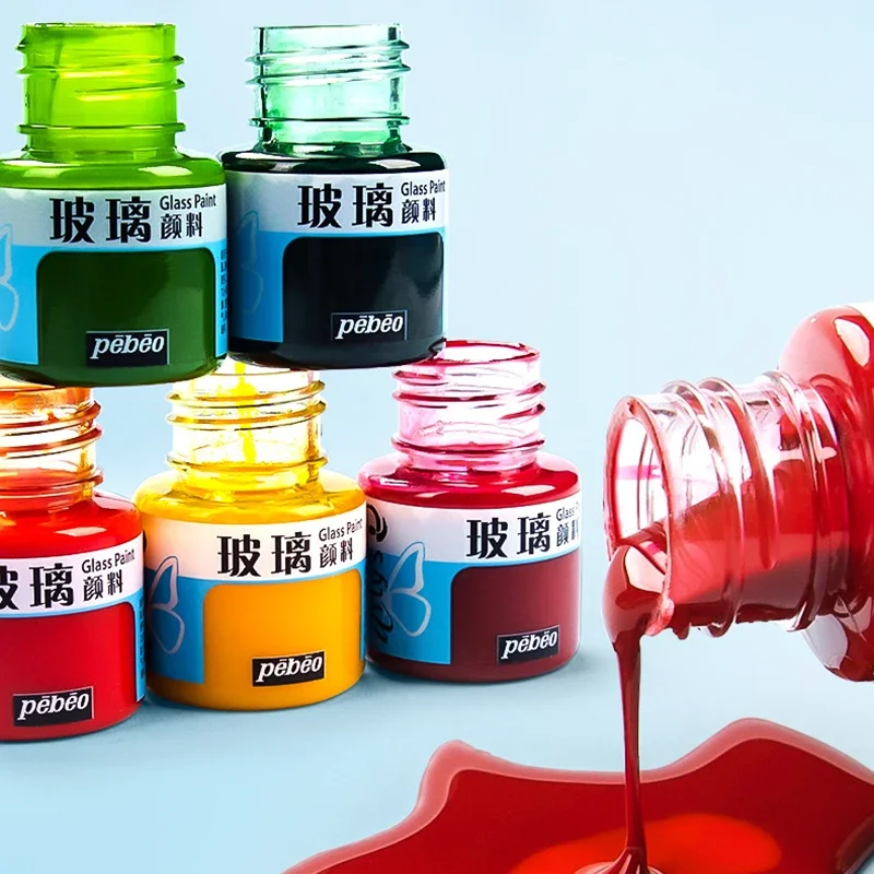 Waterproof Glass Paint 20/25ml - Acrylic Pour Paint บทวิจารณ์และราคา
