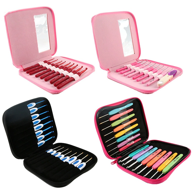 9pcs Crochet Hook Kit 2.5-6cm  - Crochet Hook Set บทวิจารณ์และราคา