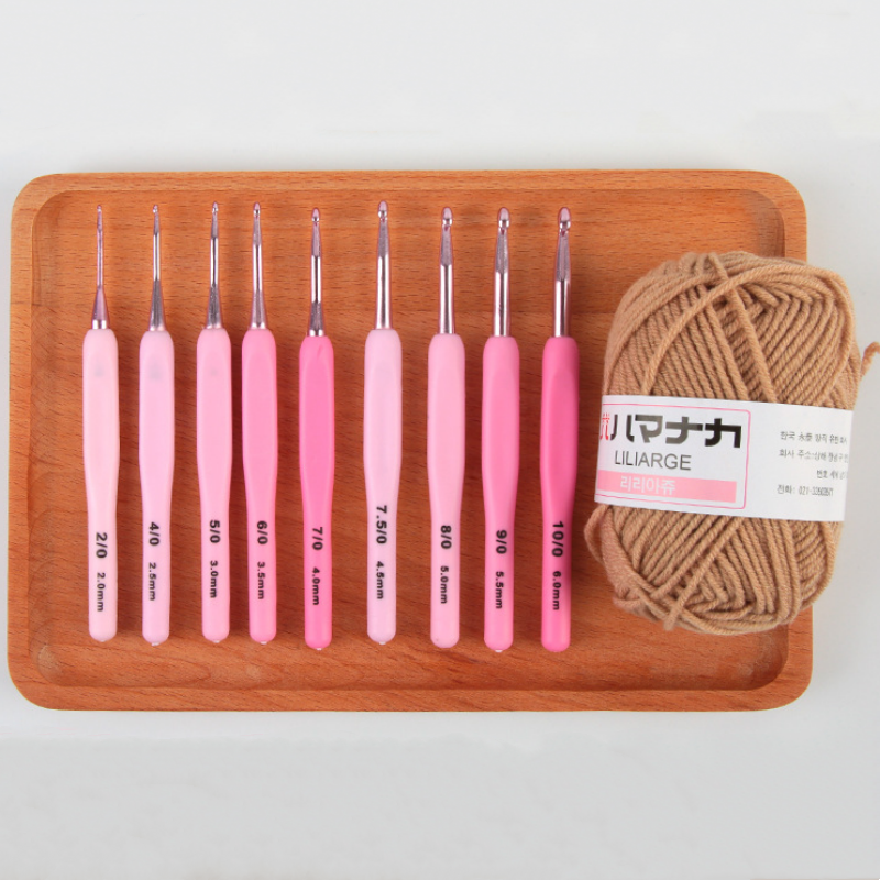 9pcs Crochet Hook Kit 2.5-6cm  - Crochet Hook Set บทวิจารณ์และราคา