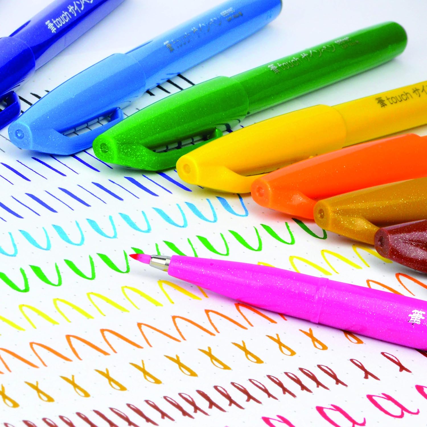Fude Brush Tip Markers, 12 Ass - Watercolor Brush Pen บทวิจารณ์และราคา
