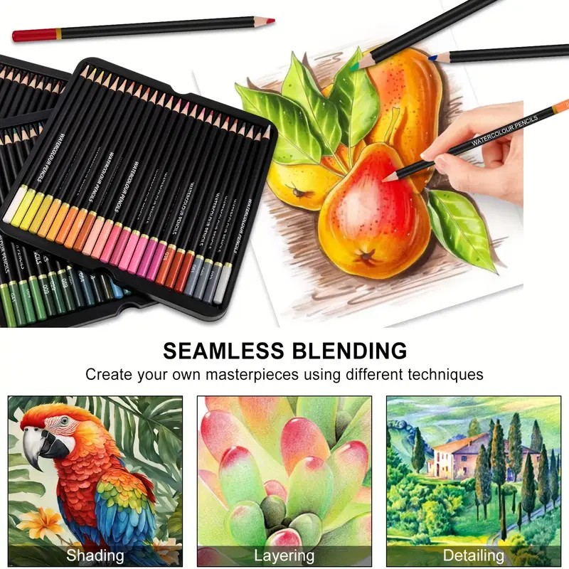 Brutfuner 72 Watercolor Pencil - Colored Pencil Professional บทวิจารณ์และราคา