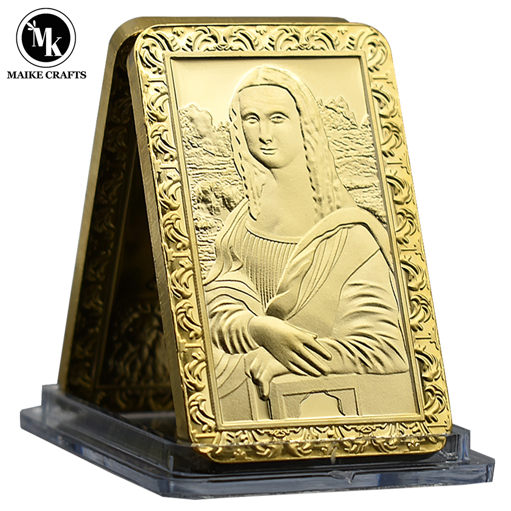 Mona Lisa Gold Bar Da Vinci Me - Art Craft Bar บทวิจารณ์และราคา