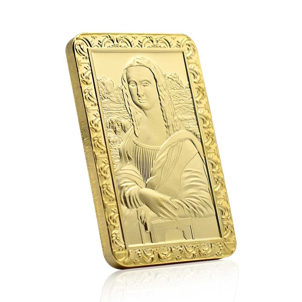 Mona Lisa Gold Bar Da Vinci Me - Art Craft Bar บทวิจารณ์และราคา