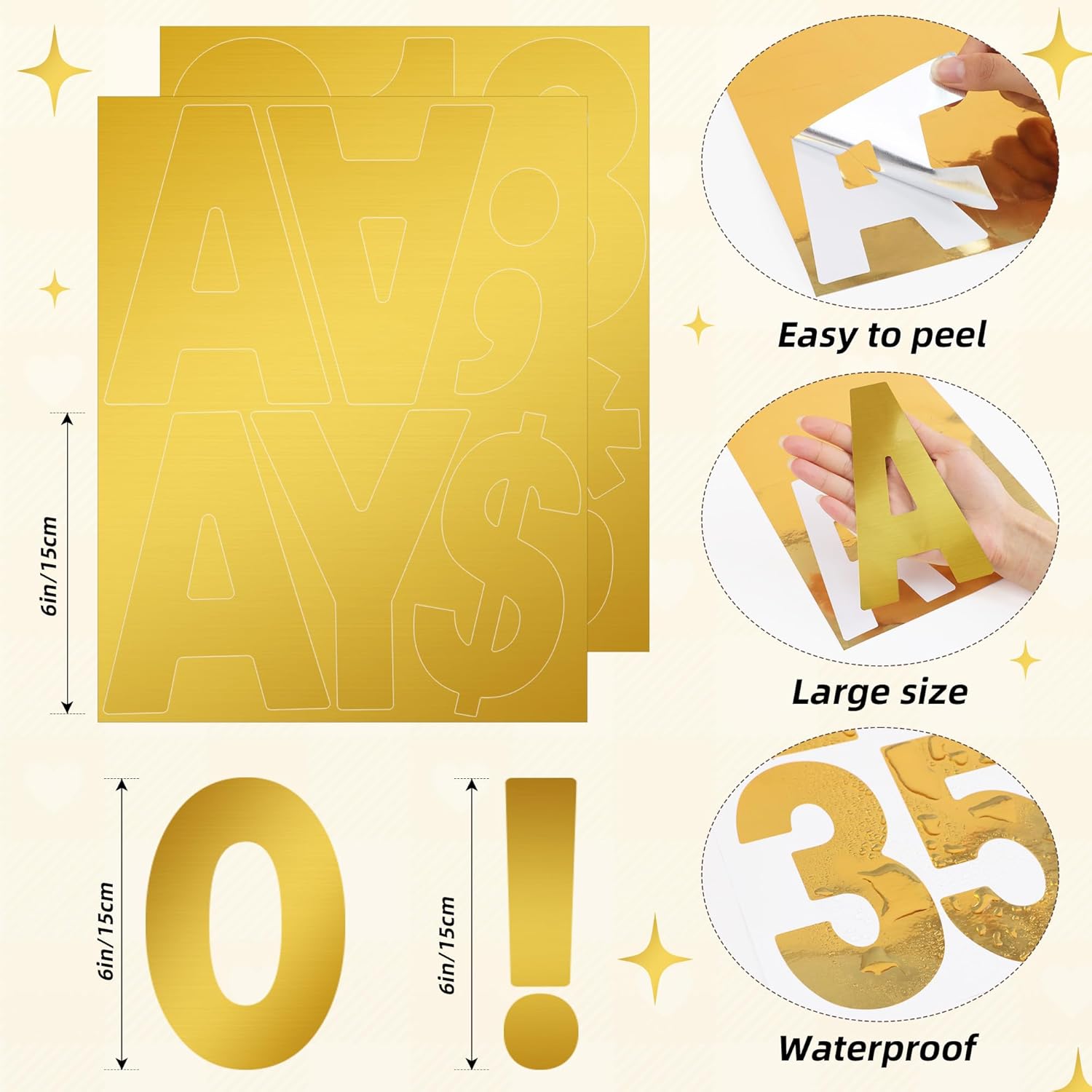 14/28 Sheets 6 Inch Letter Sti - Art And Craft Letter Z บทวิจารณ์และราคา