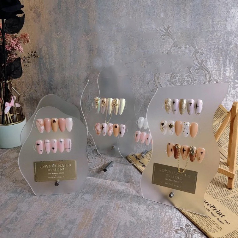 NEW Manicure Display Racks Car - Acrylic Pour Paint บทวิจารณ์และราคา