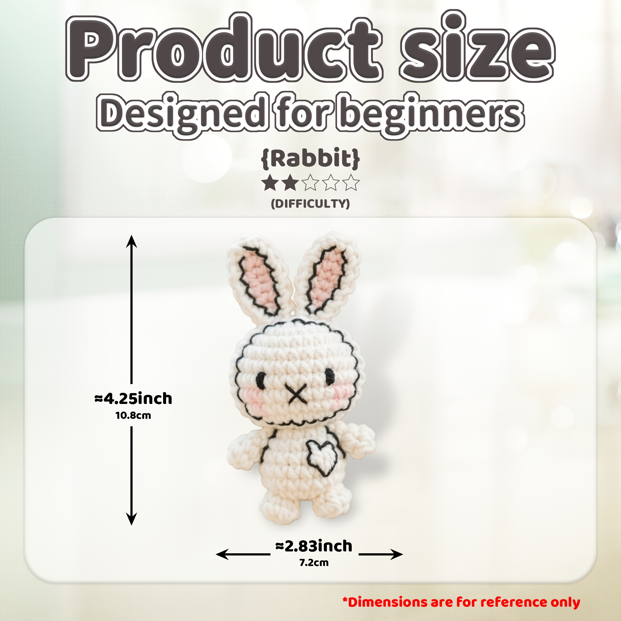 1pc DIY Delightful Animal Croc - Crochet Hook Set บทวิจารณ์และราคา