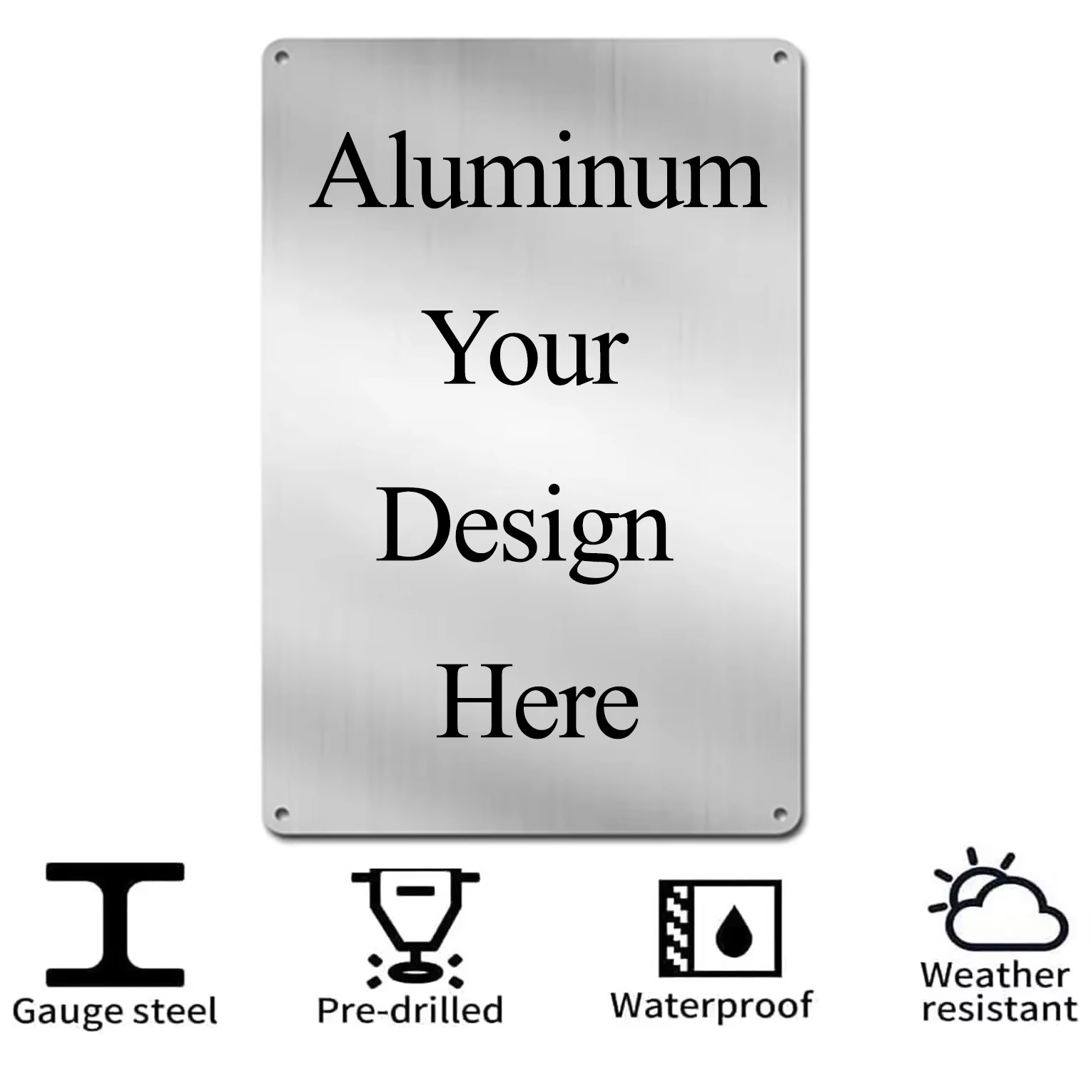 Custom Sign Metal Aluminum Pla - Art Craft Activity บทวิจารณ์และราคา