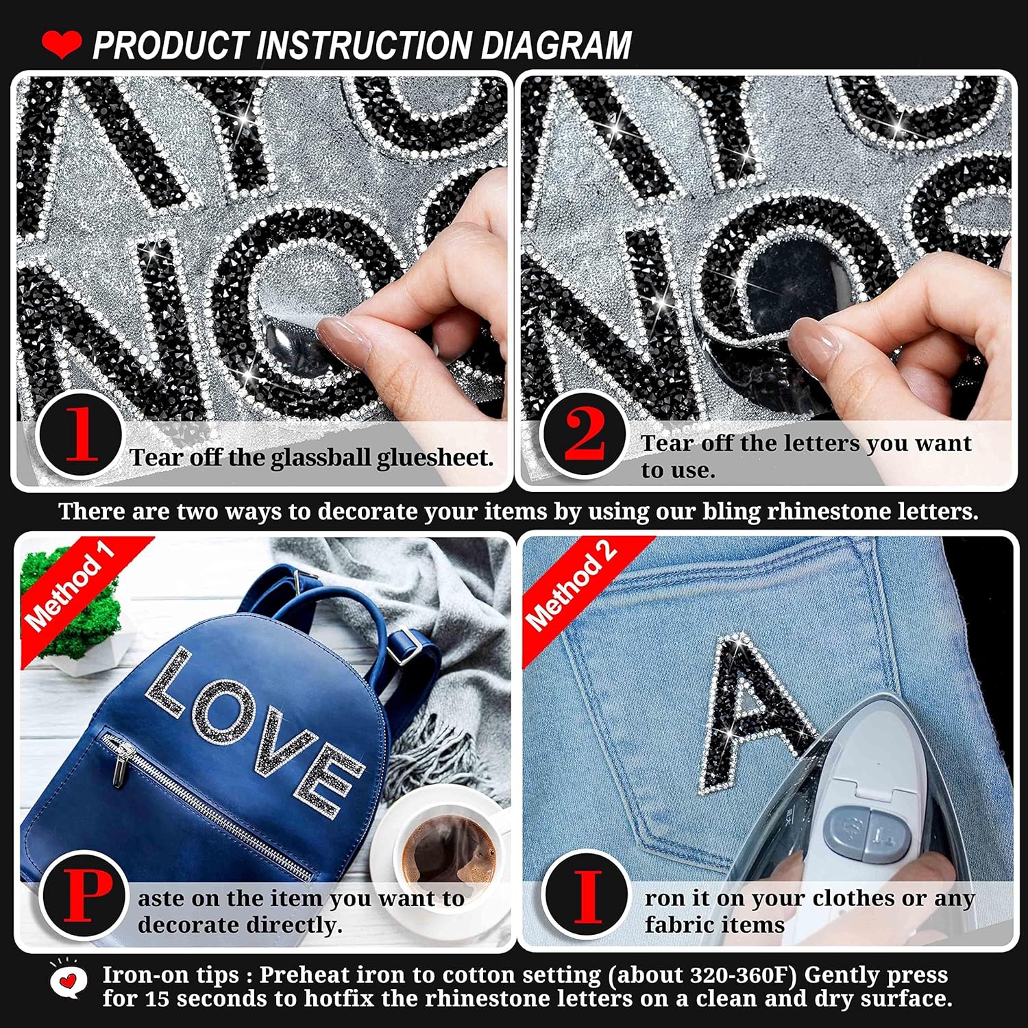 34Pcs Rhinestone Letter Sticke - Art And Craft Letter Z บทวิจารณ์และราคา