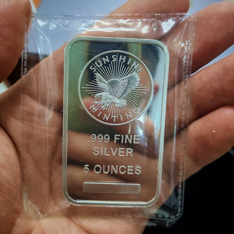 5 Oz Sunshine Minting Silver B - Art Craft Bar บทวิจารณ์และราคา