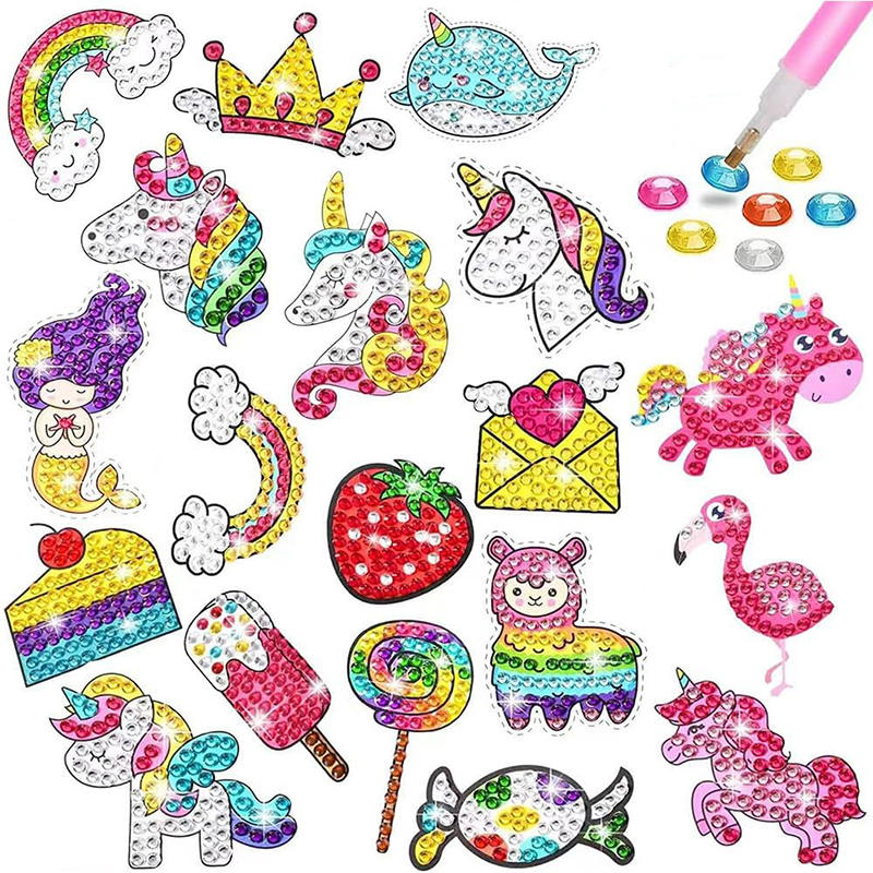 Make Diamond Stickers Kids 5D  - Art Craft Ideas For Kids บทวิจารณ์และราคา