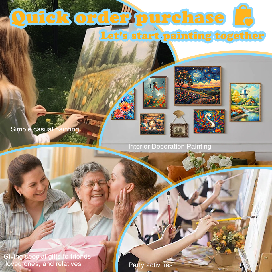 1pc frameless Painting By Numb - Art Craft Horse บทวิจารณ์และราคา