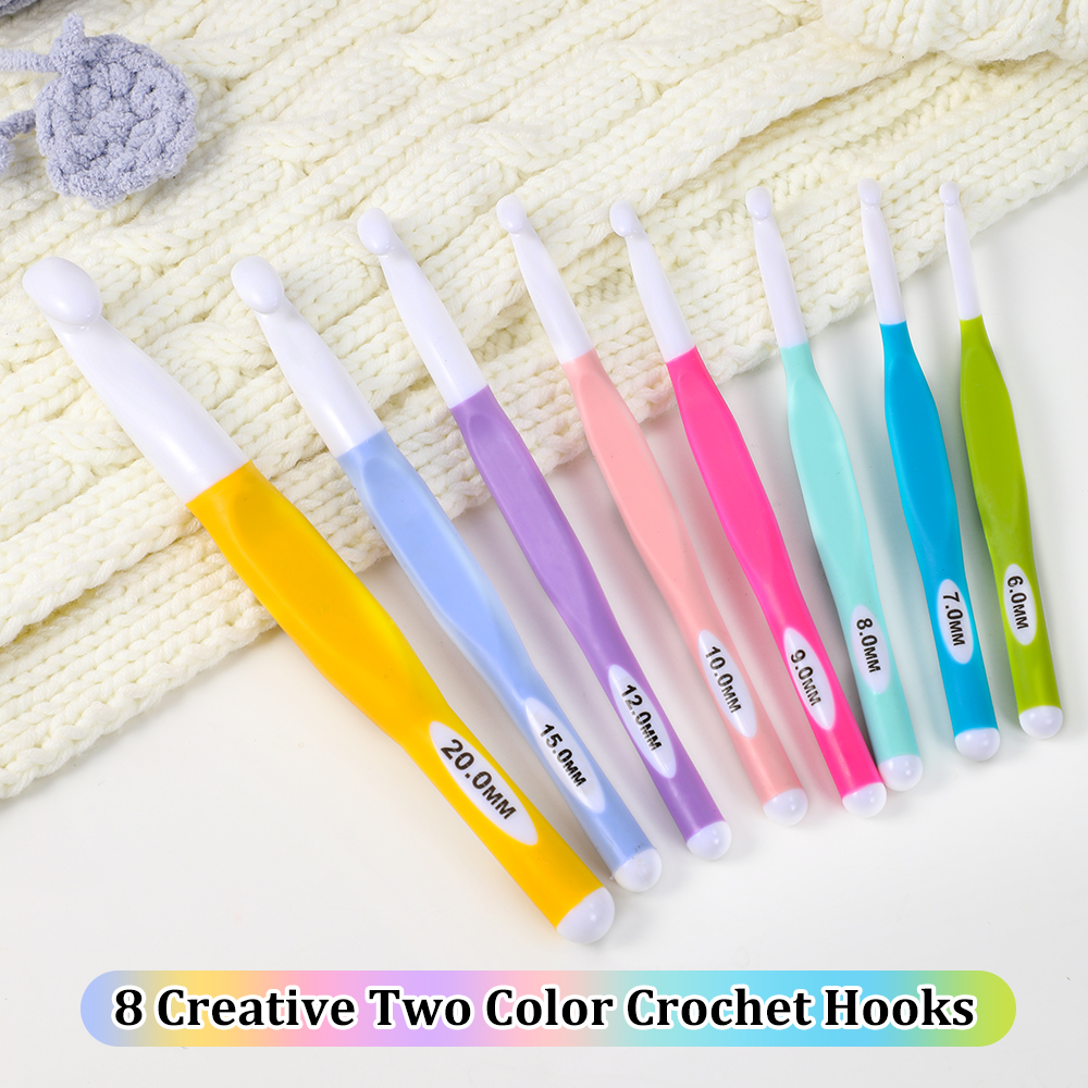 Ergonomic Handle Crochet Hooks - Crochet Hook Set บทวิจารณ์และราคา