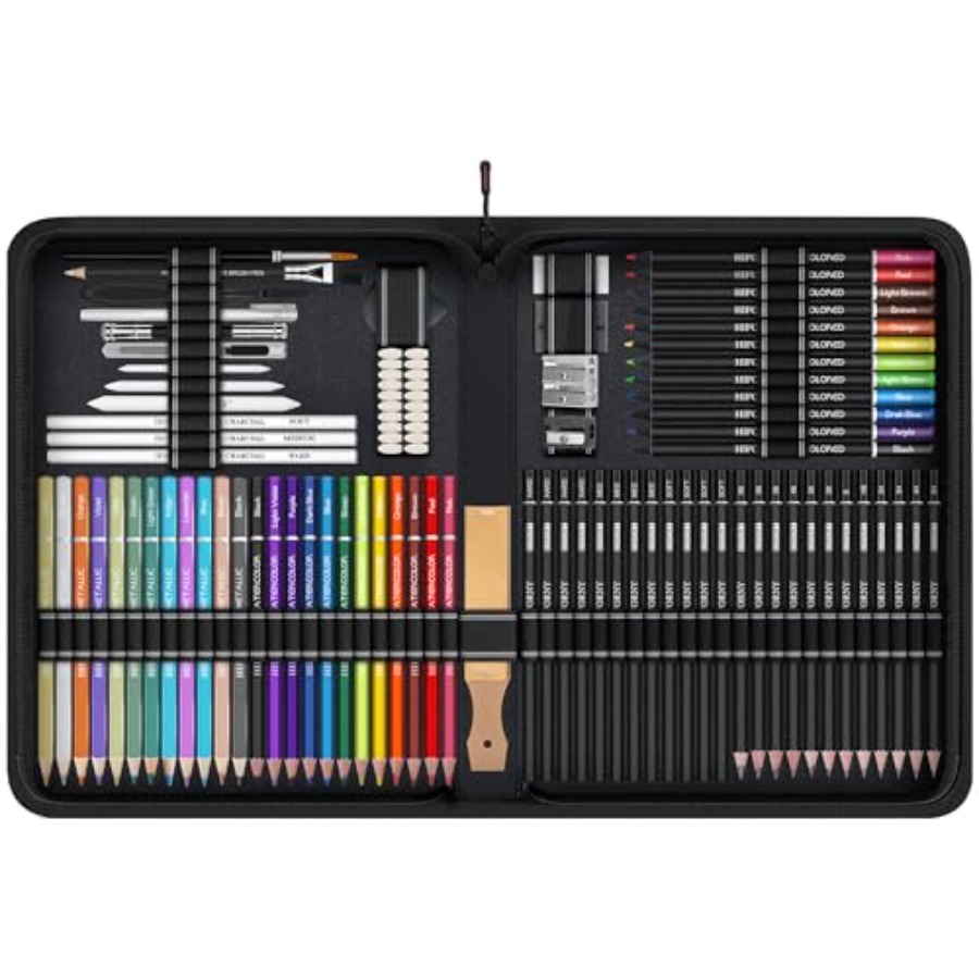100 PCS Drawing and Sketching  - Colored Pencil Professional บทวิจารณ์และราคา