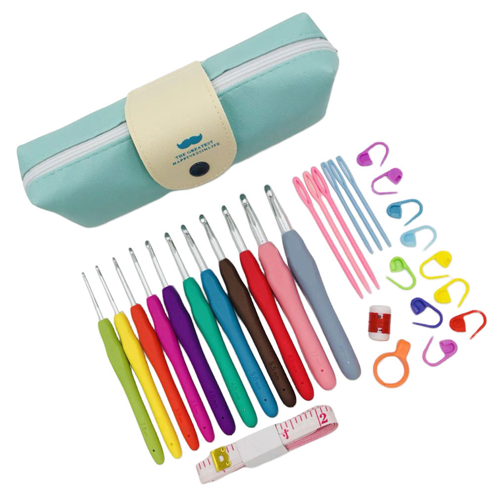 Crochet Hooks Set Yarn Knittin - Crochet Hook Set บทวิจารณ์และราคา