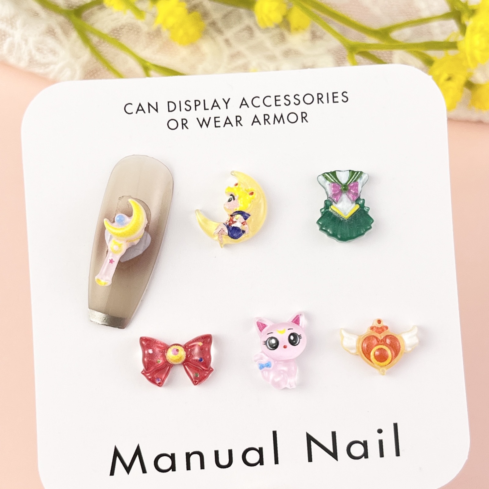 20Pcs Resin Mini Sailor Moon N - Tv Art And Craft บทวิจารณ์และราคา