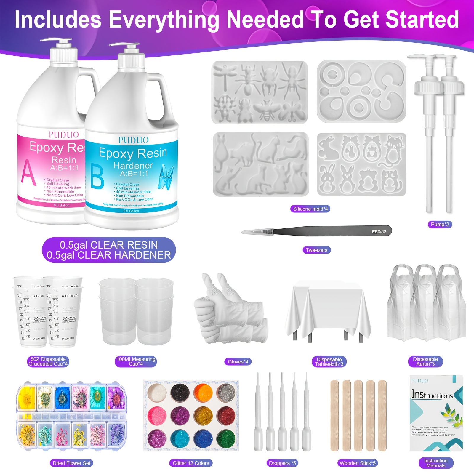 [Pro Epoxy Resin Kit] 1 Gallon - Art Craft Bar บทวิจารณ์และราคา