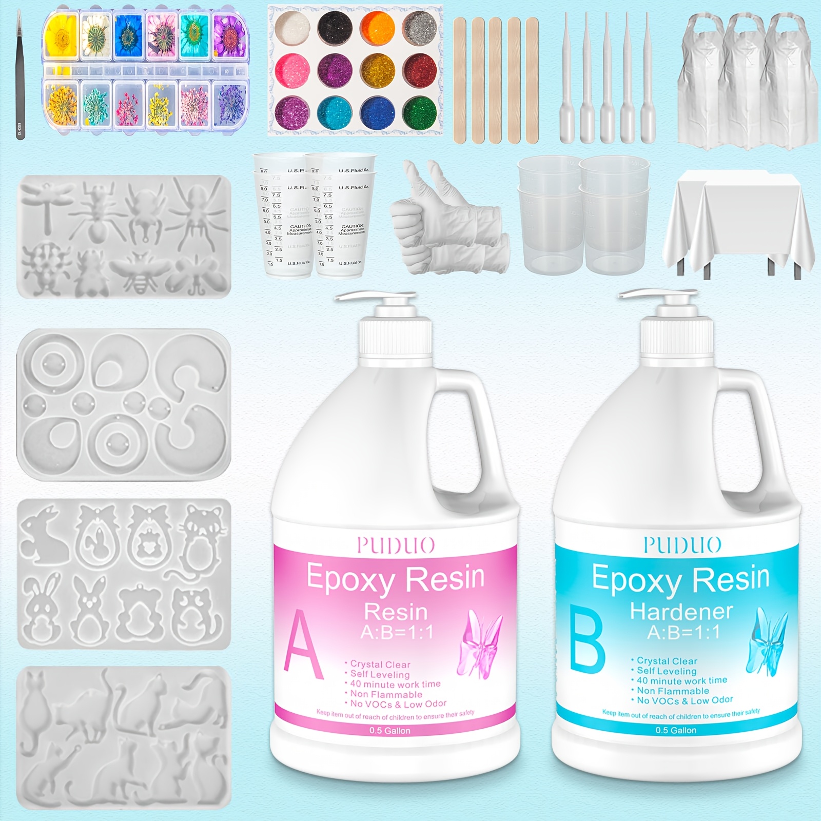 [Pro Epoxy Resin Kit] 1 Gallon - Art Craft Bar บทวิจารณ์และราคา