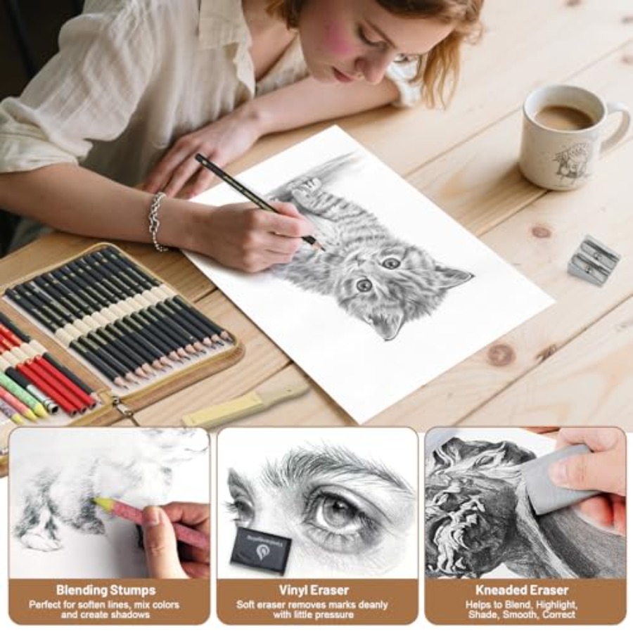 Sketching and Drawing Pencils  - Colored Pencil Professional บทวิจารณ์และราคา