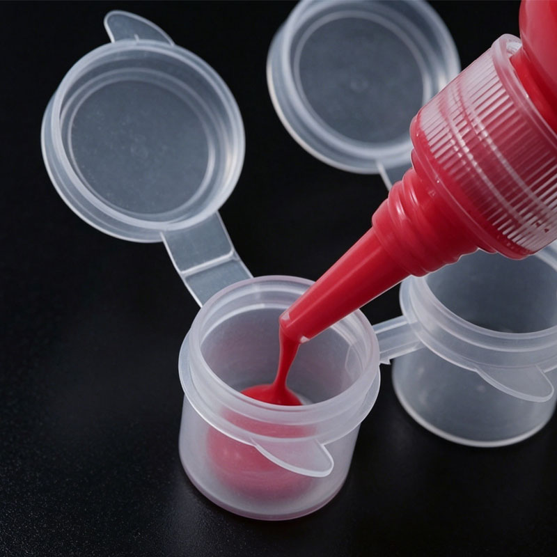 10Strips Empty Paint Pot Acryl - Acrylic Pour Paint บทวิจารณ์และราคา