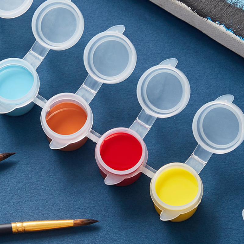 10Strips Empty Paint Pot Acryl - Acrylic Pour Paint บทวิจารณ์และราคา
