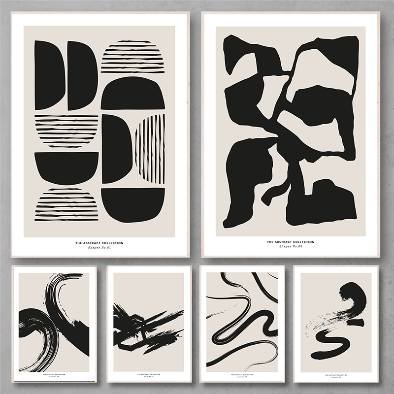 Minimalist Paint Strokes Abstr - Watercolor Brush Pen บทวิจารณ์และราคา