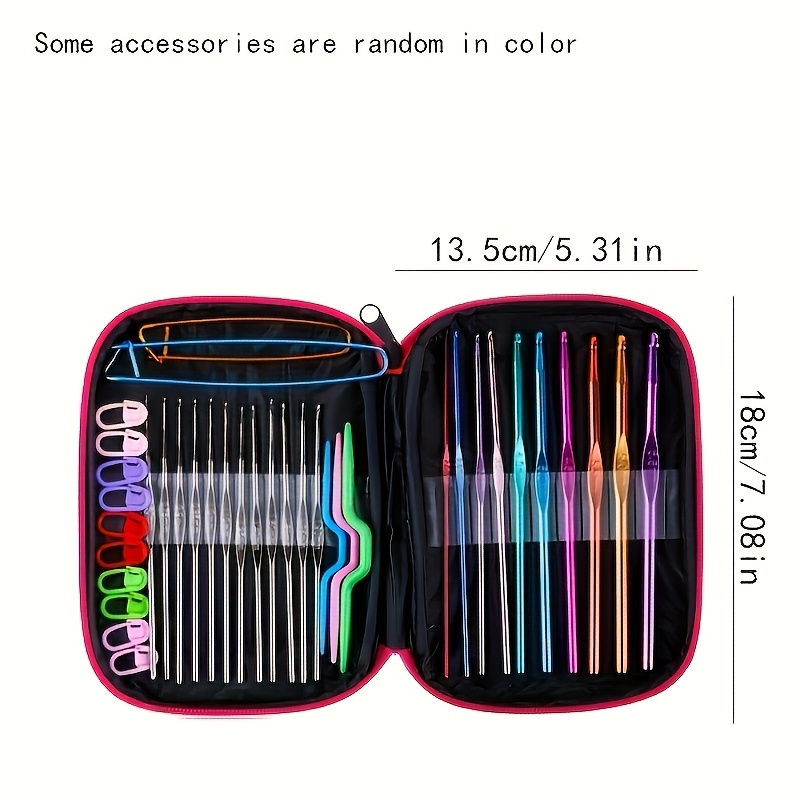 Complete set of metal hook kni - Crochet Hook Set บทวิจารณ์และราคา