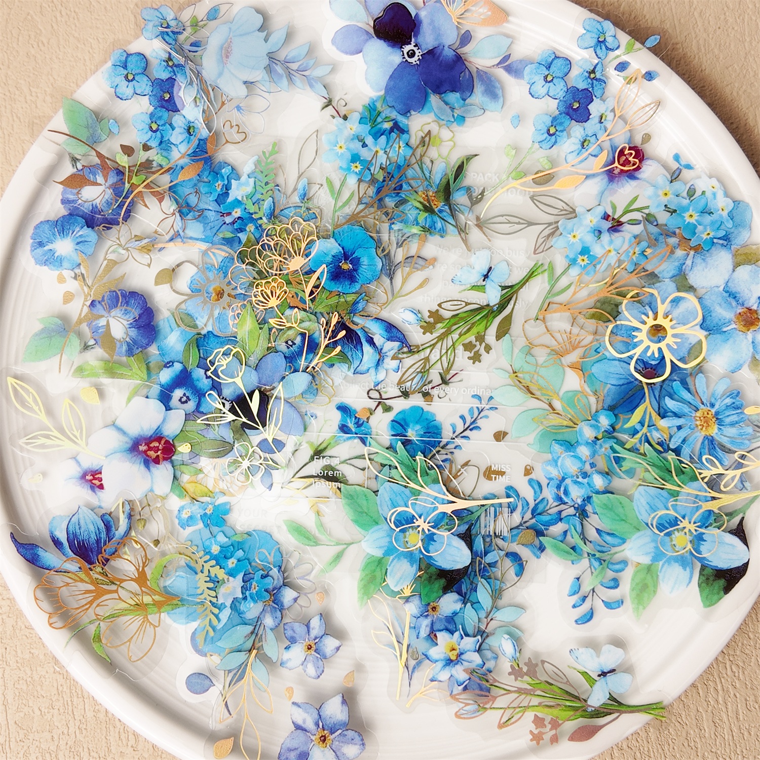 40Pcs PET Plant Flower Sticker - Art Craft Journals บทวิจารณ์และราคา